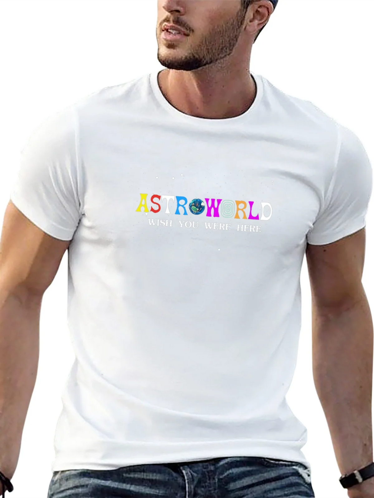 Astroworld Wish You Were Here Black T-Shirt
