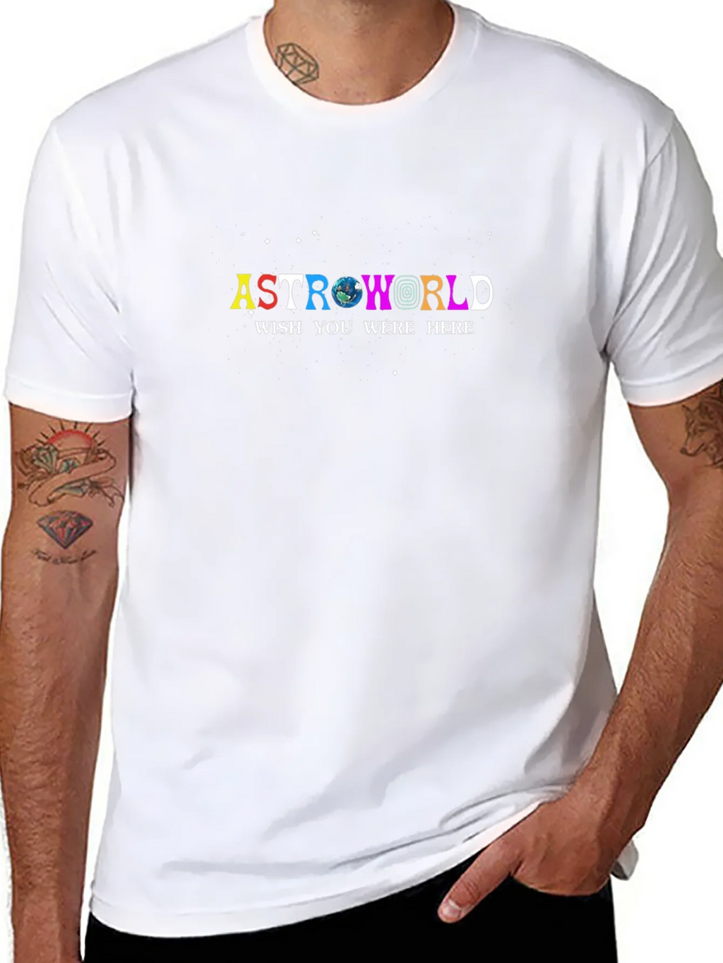 Astroworld Wish You Were Here Black T-Shirt