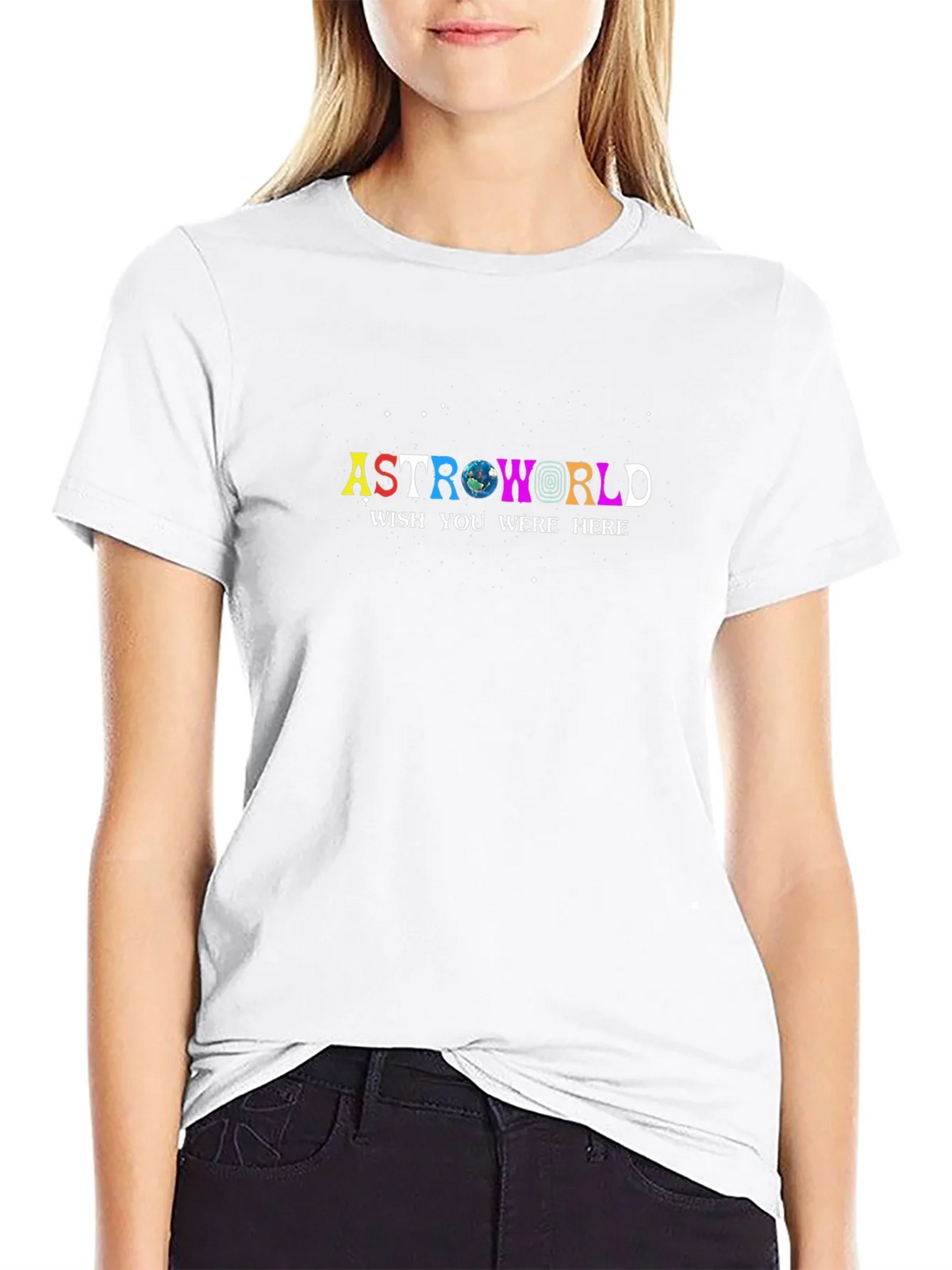 Astroworld Wish You Were Here Black T-Shirt