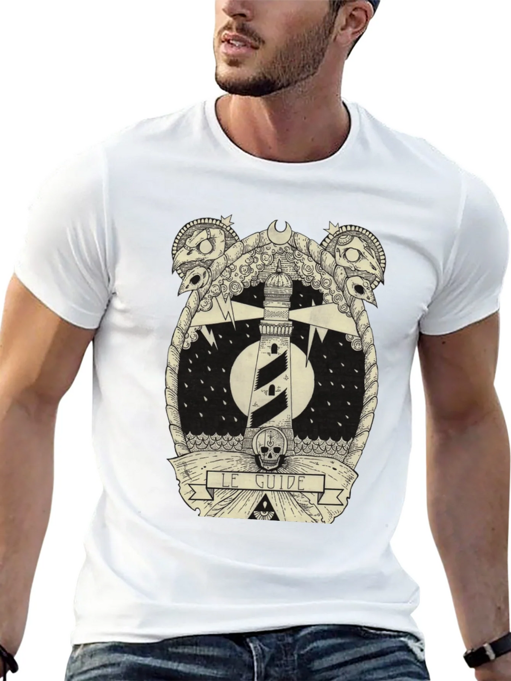 Le Guide Lighthouse Graphic T-Shirt