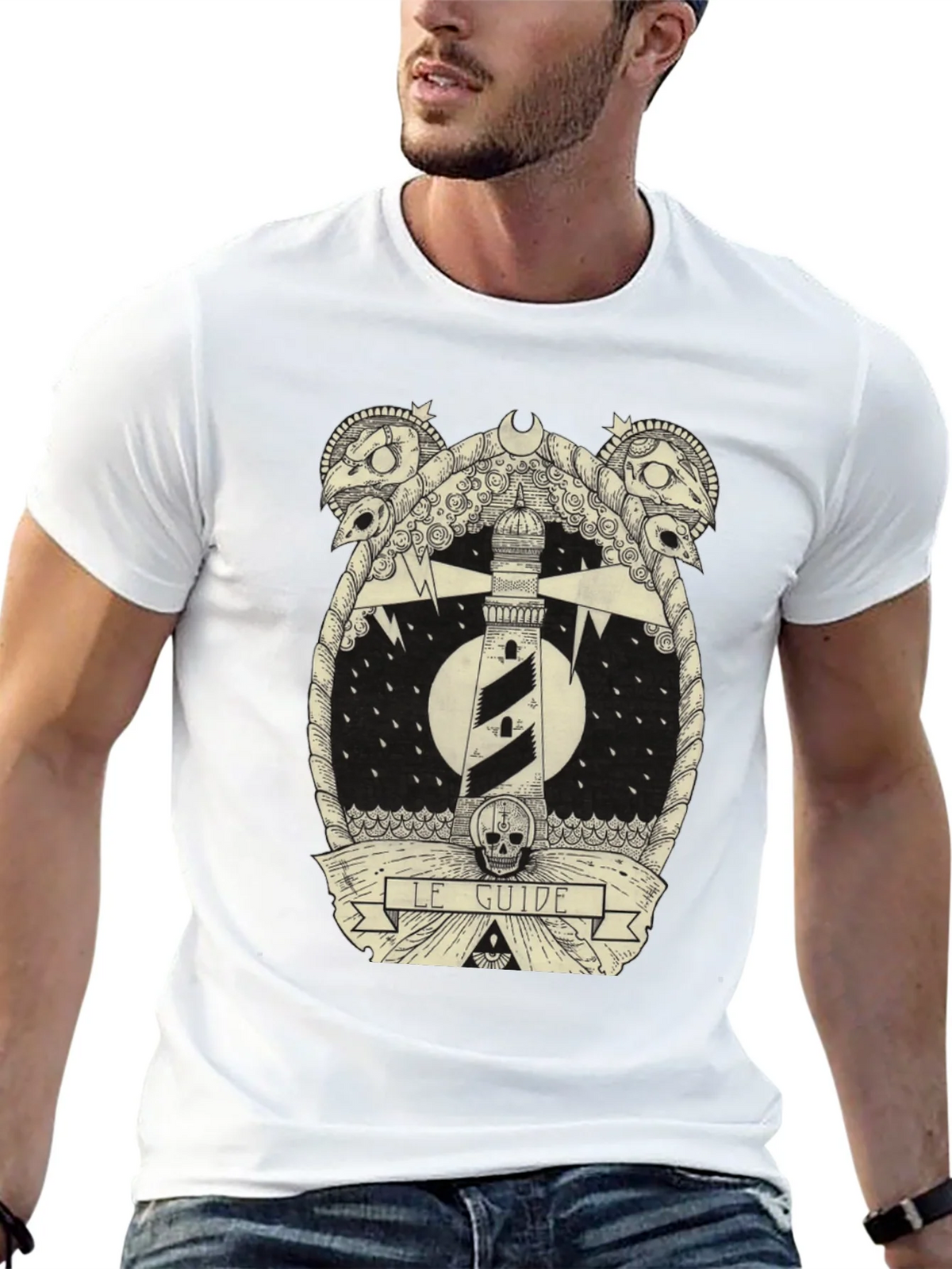 Le Guide Lighthouse Graphic T-Shirt