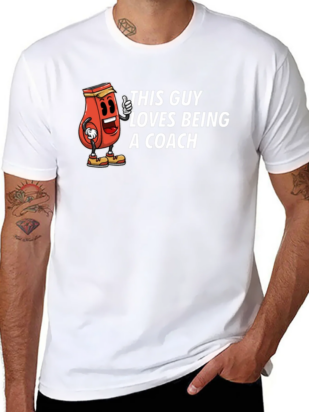 This Guy Loves Being a Coach T-Shirt