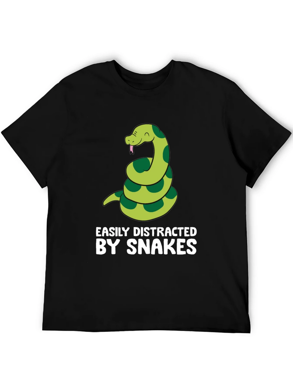 Easily Distracted By Snakes Graphic T-Shirt