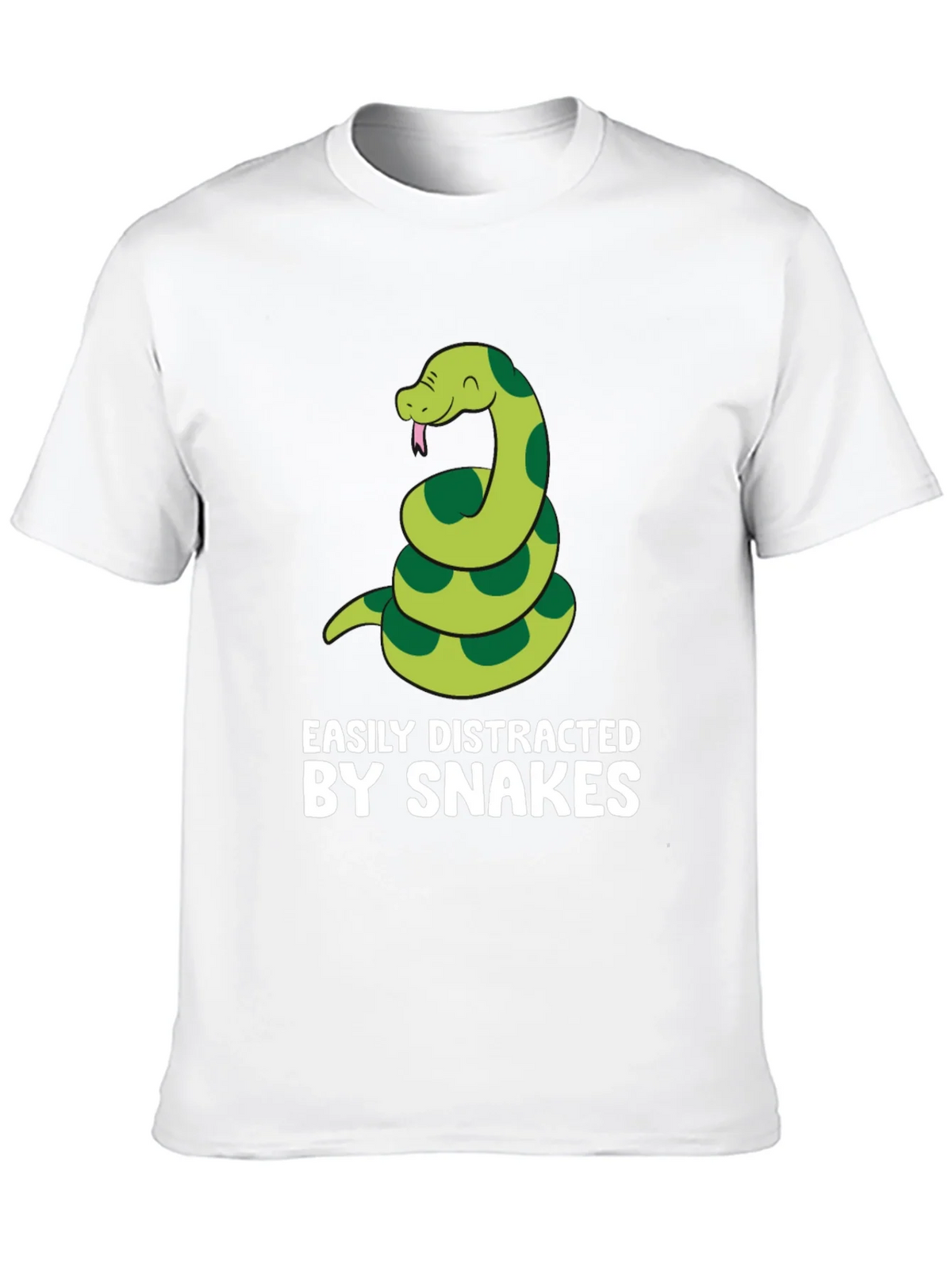 Easily Distracted By Snakes Graphic T-Shirt