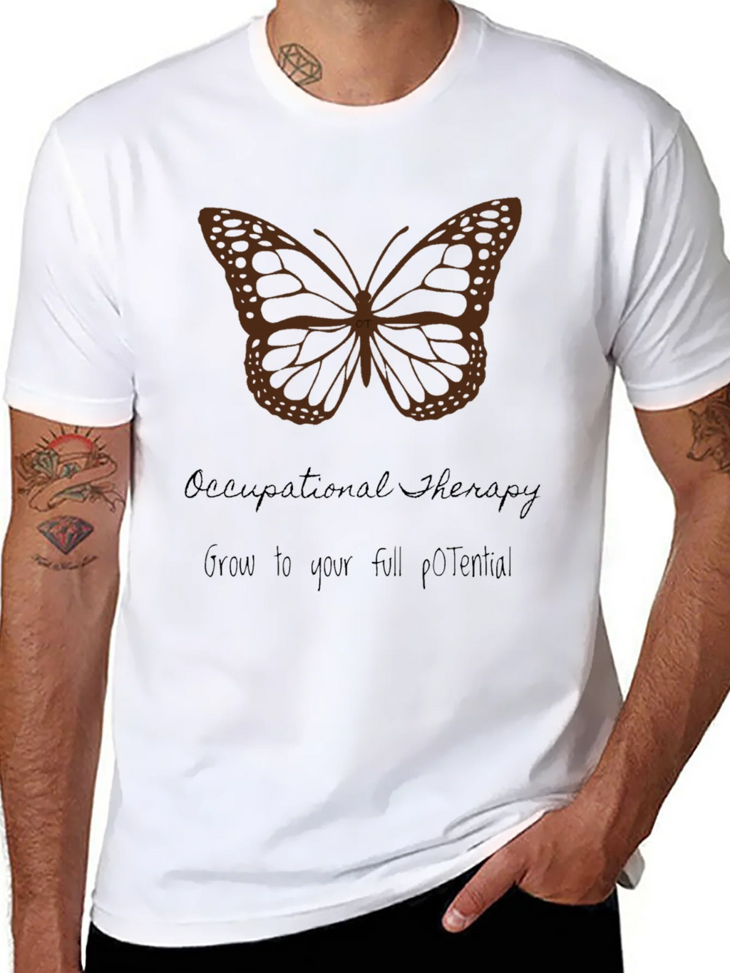 Occupational Therapy Butterfly T-Shirt