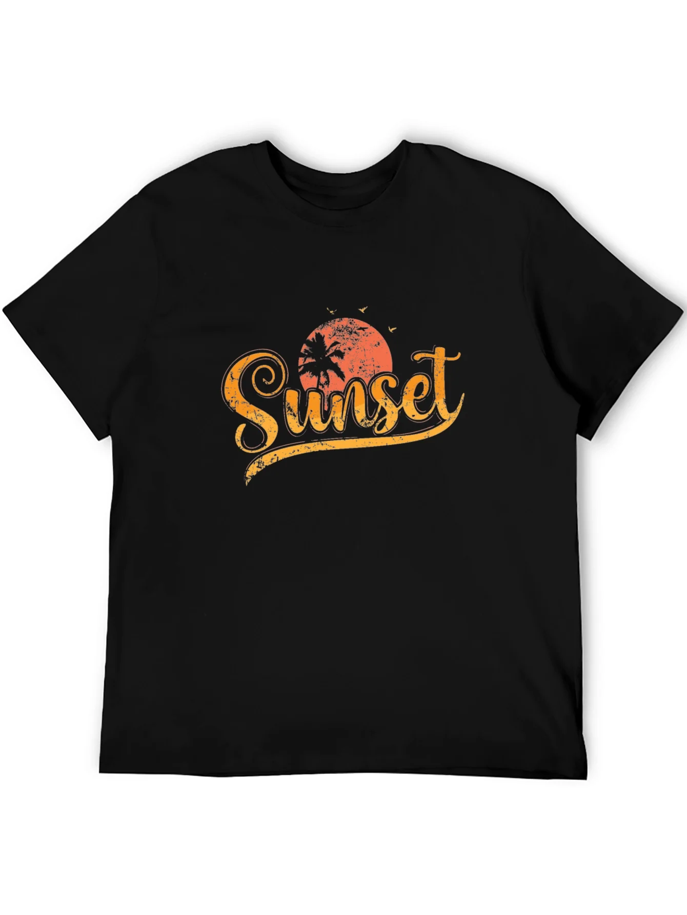 Sunset Graphic Print Tee | Casual Style