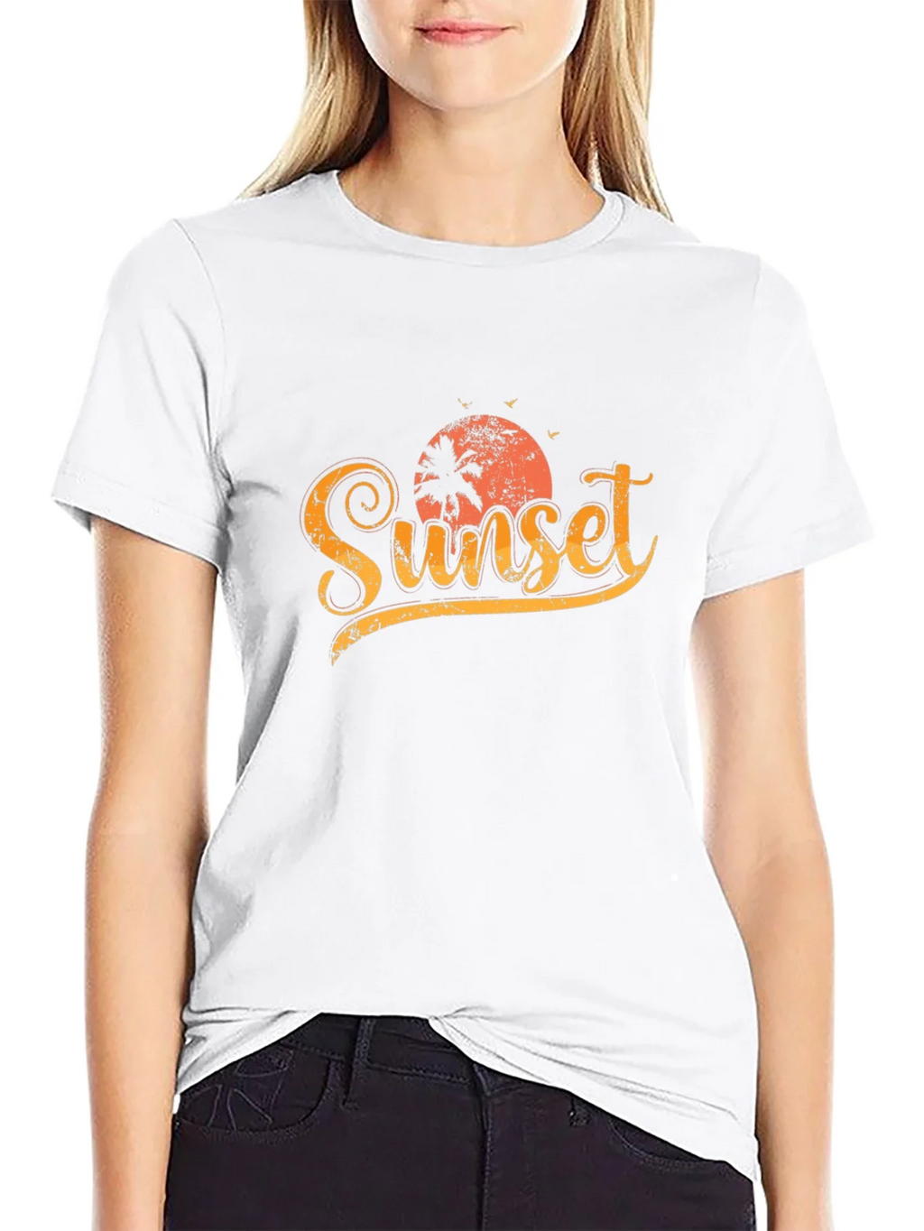 Sunset Graphic Print Tee | Casual Style