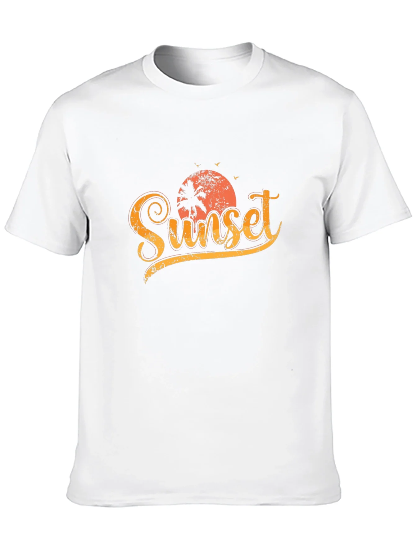 Sunset Graphic Print Tee | Casual Style