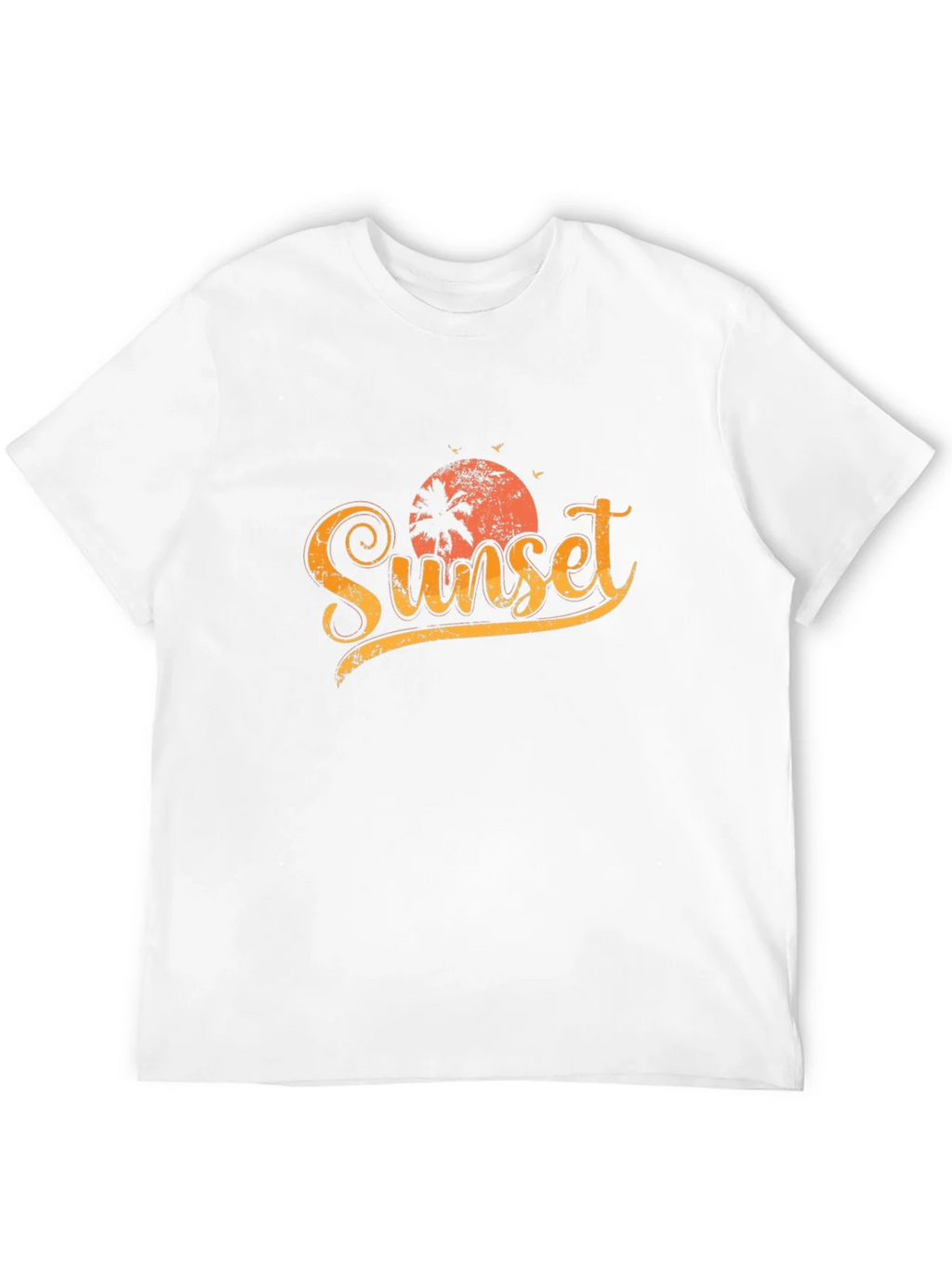 Sunset Graphic Print Tee | Casual Style