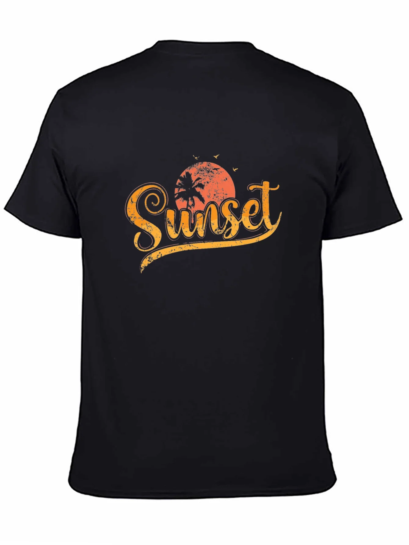 Sunset Graphic Print Tee | Casual Style