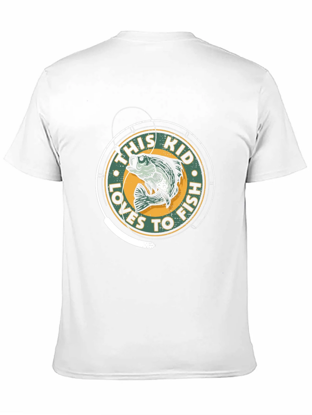 This Kid Loves to Fish Graphic T-Shirt