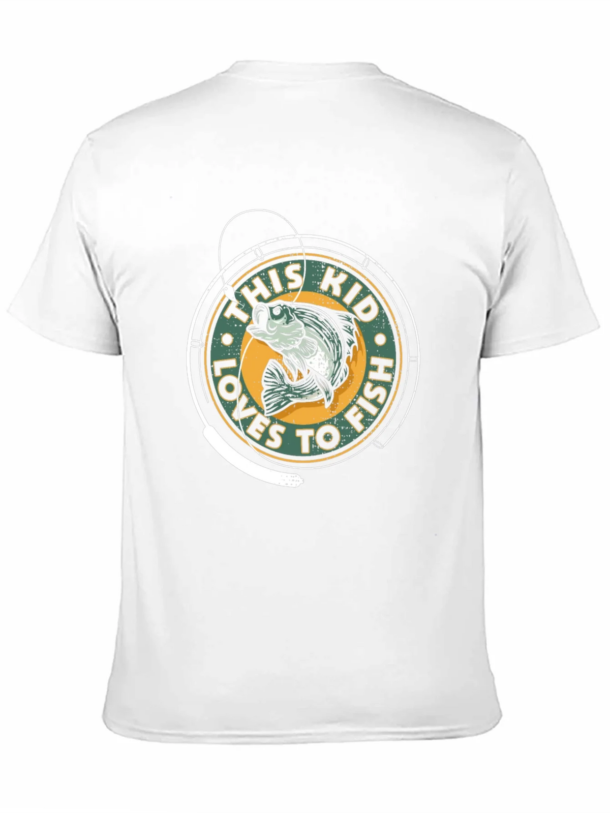 This Kid Loves to Fish Graphic T-Shirt
