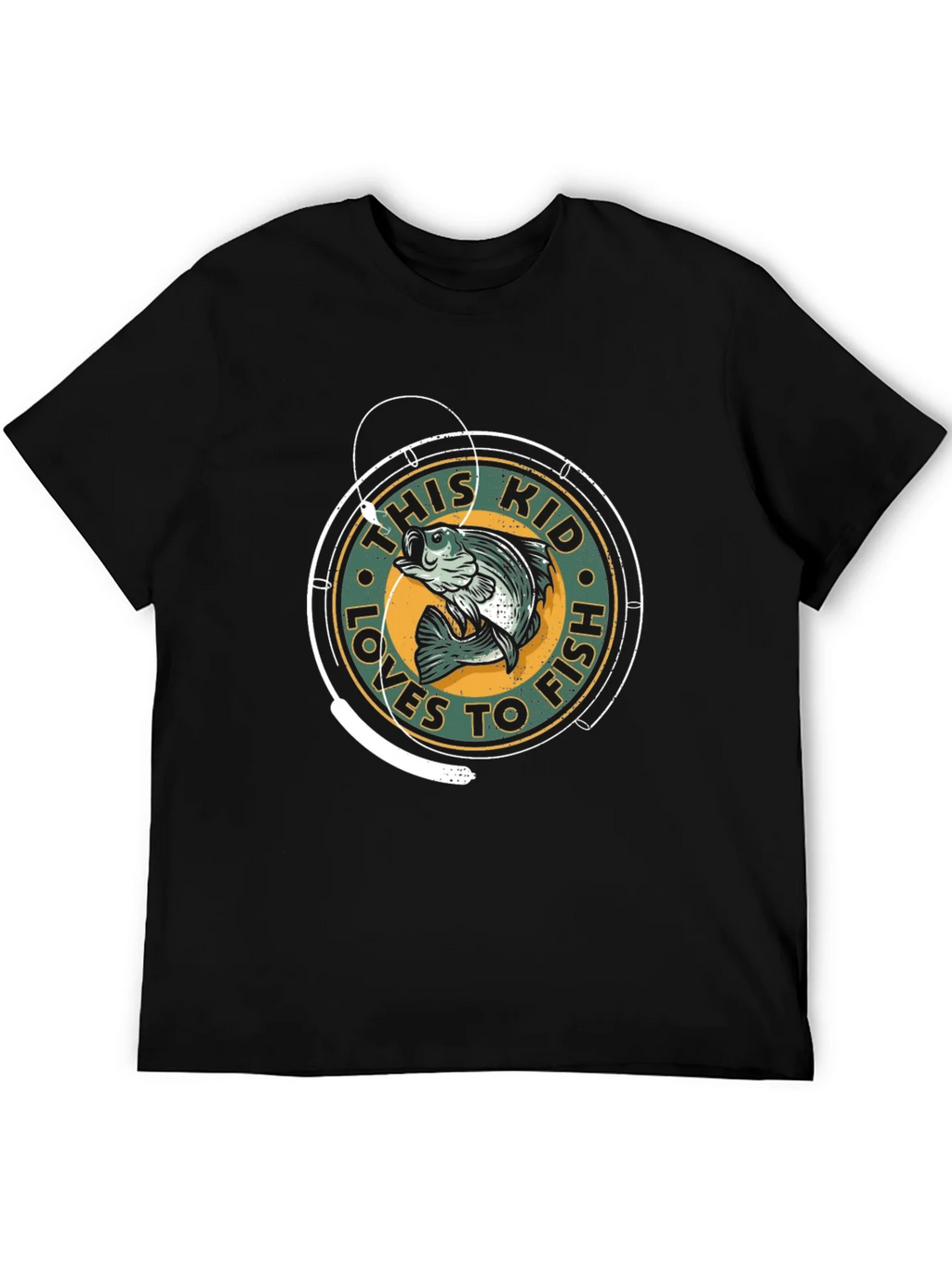 This Kid Loves to Fish Graphic T-Shirt