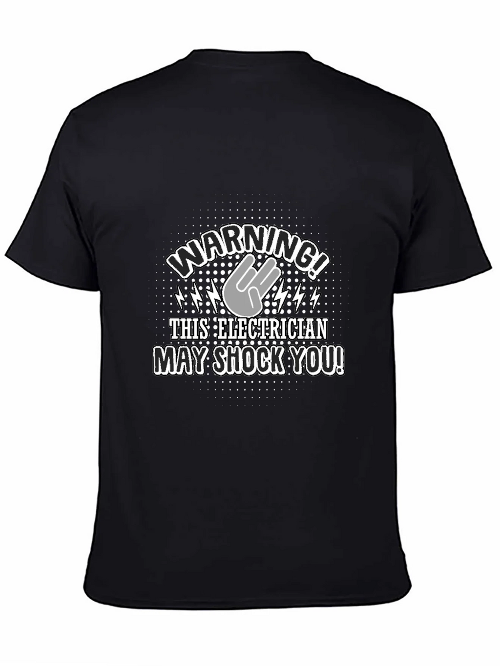 Warning! Electrician T-Shirt - Funny Electric Shock Design
