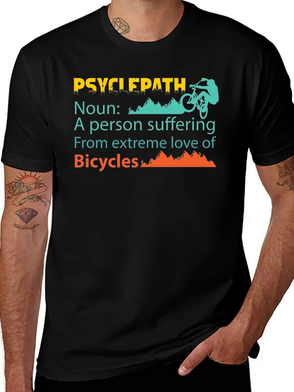 Psycyclepath T-Shirt - Funny Biker Definition