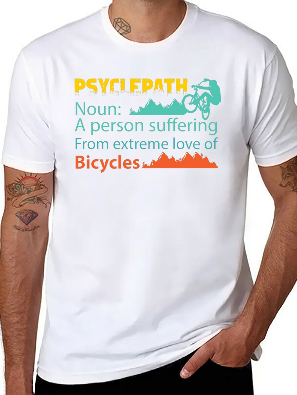 Psycyclepath T-Shirt - Funny Biker Definition