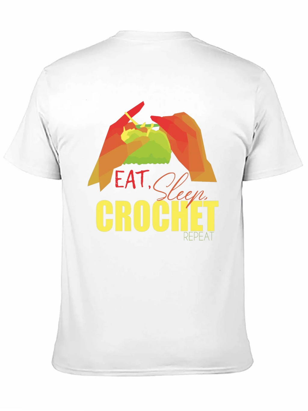 Eat Sleep Crochet Repeat T-Shirt