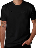 Black Tee with Arrow Design