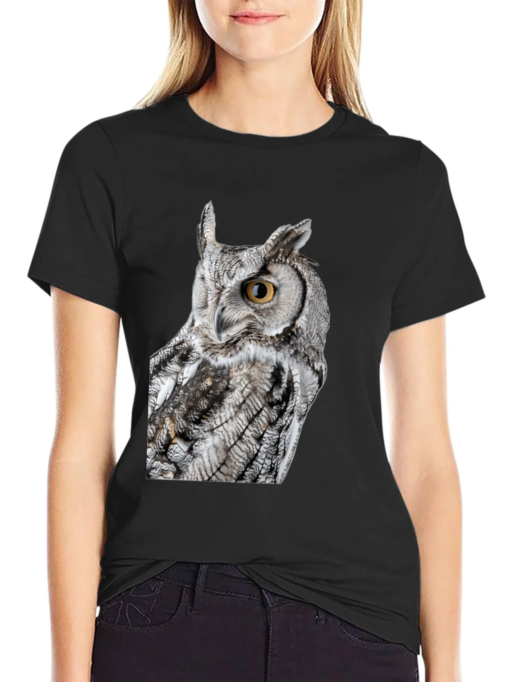 Owl Graphic T-Shirt - Bird Lover Tee