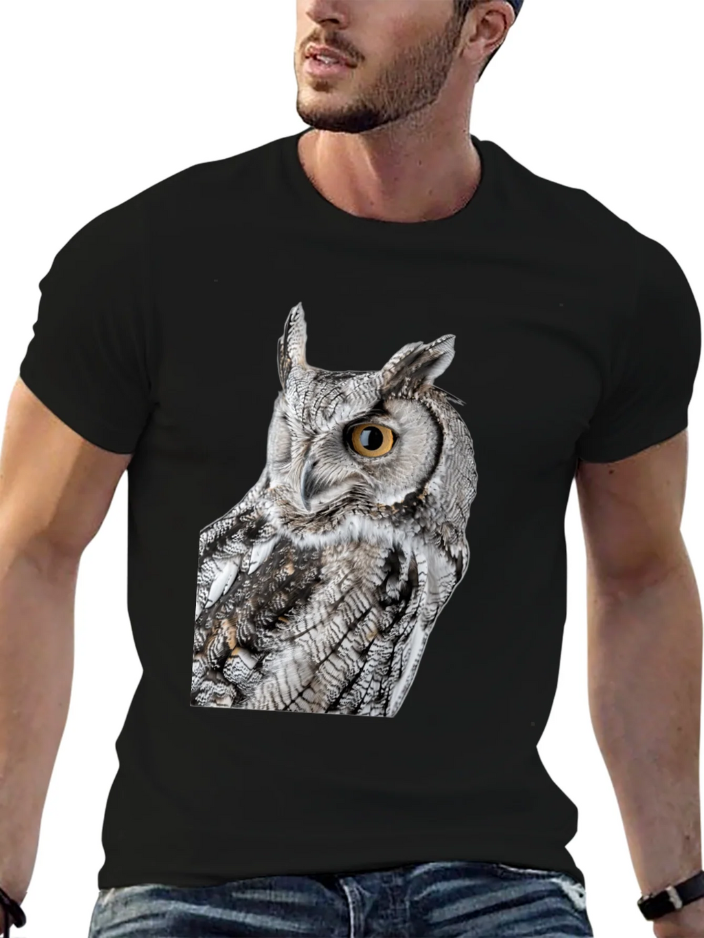 Owl Graphic T-Shirt - Bird Lover Tee