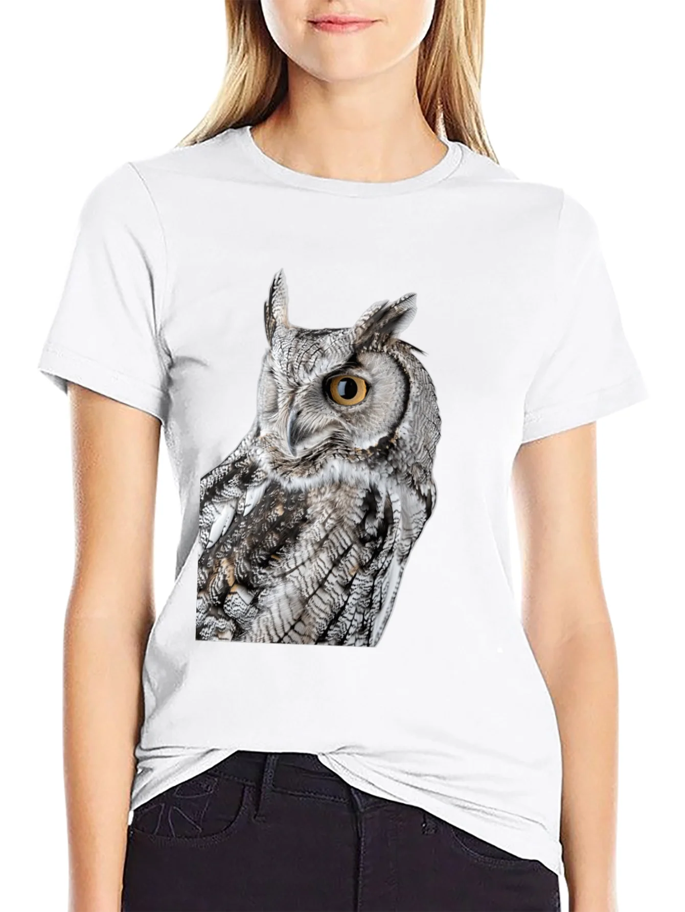 Owl Graphic T-Shirt - Bird Lover Tee