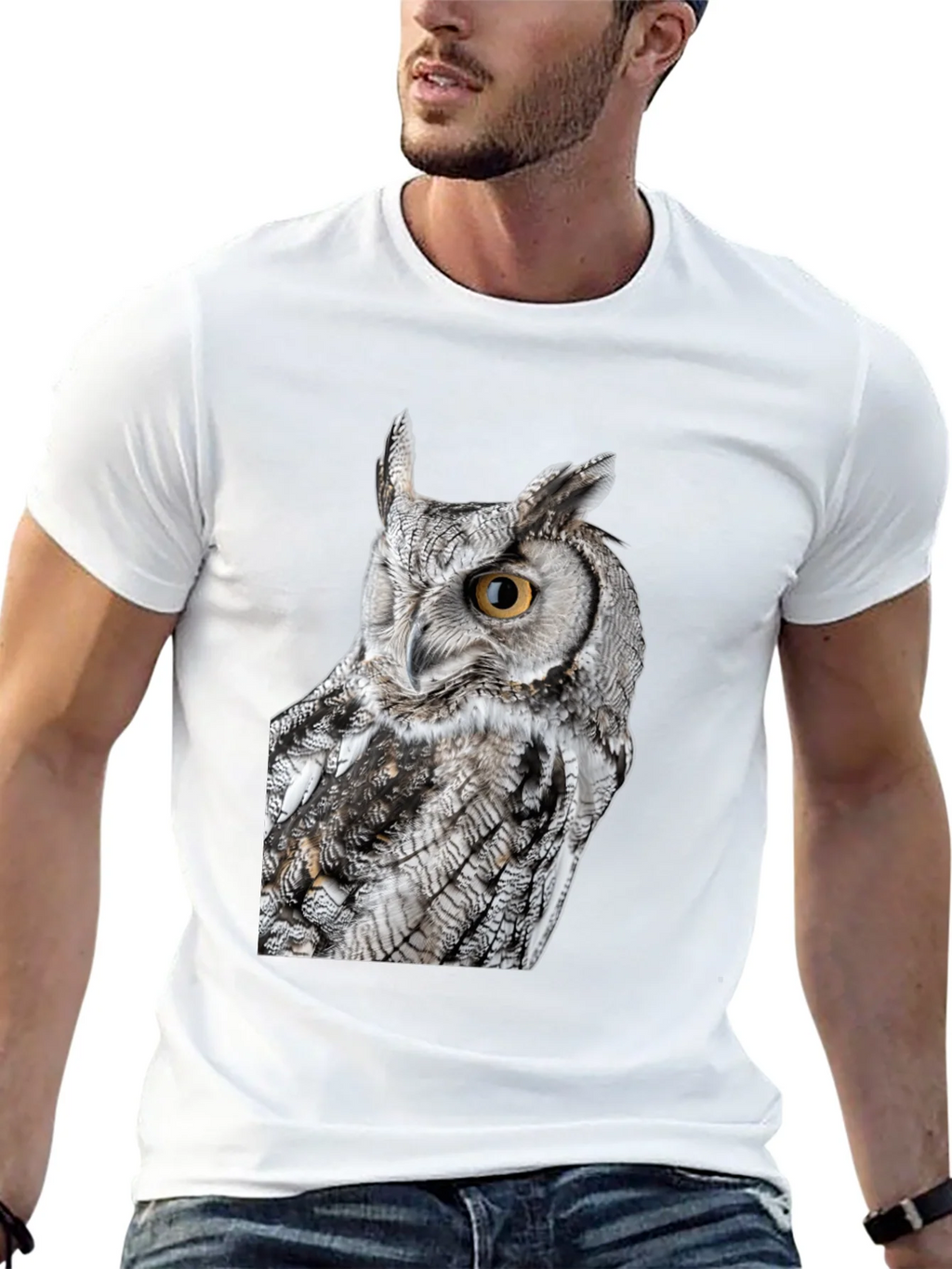 Owl Graphic T-Shirt - Bird Lover Tee