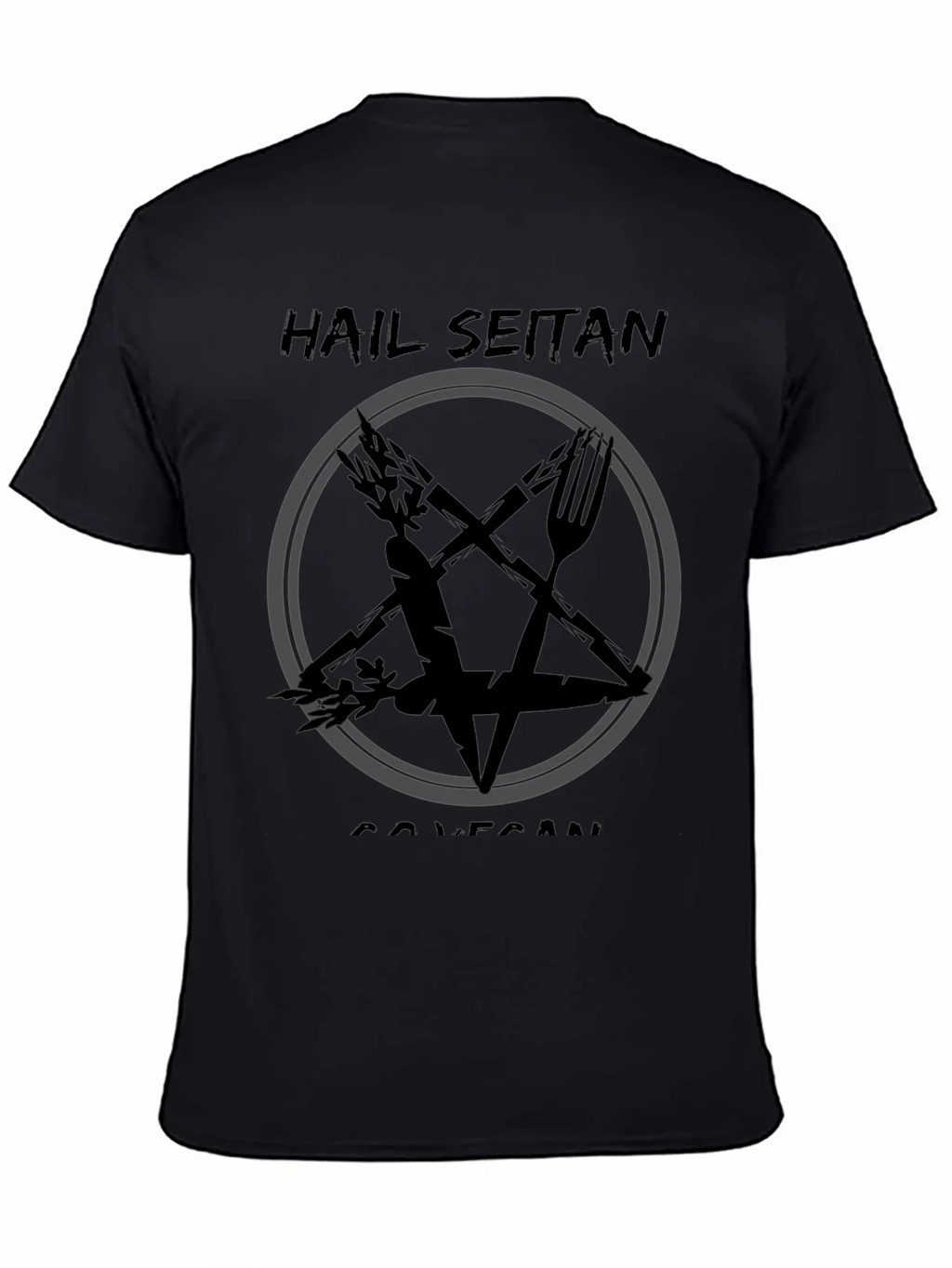 Hail Seitan Vegan Graphic Tee