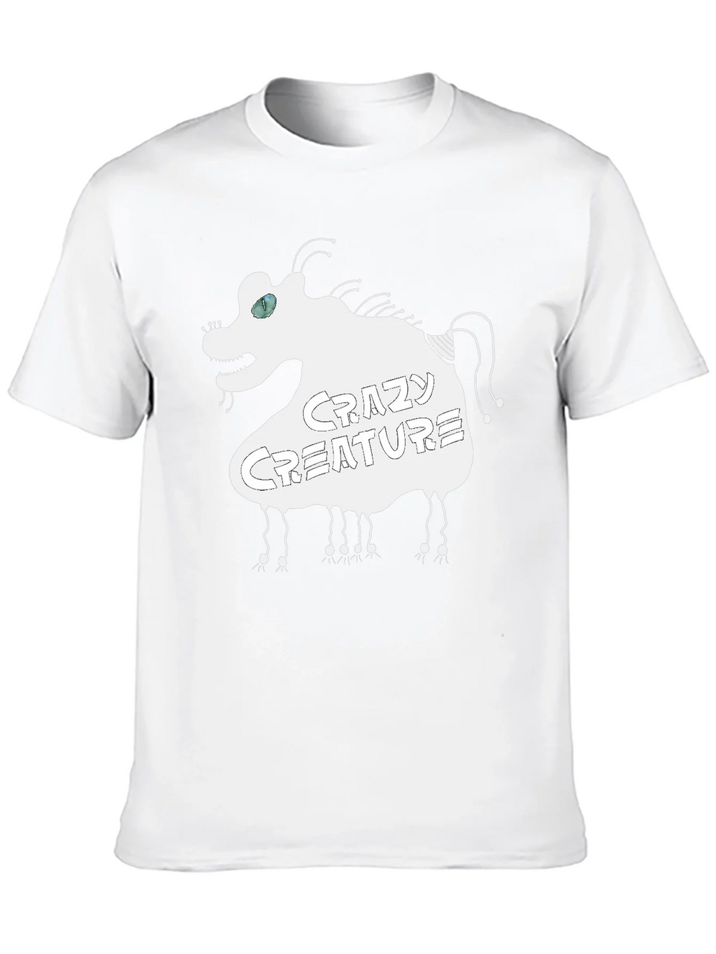 Crazy Creature Graphic T-Shirt - Unique Design
