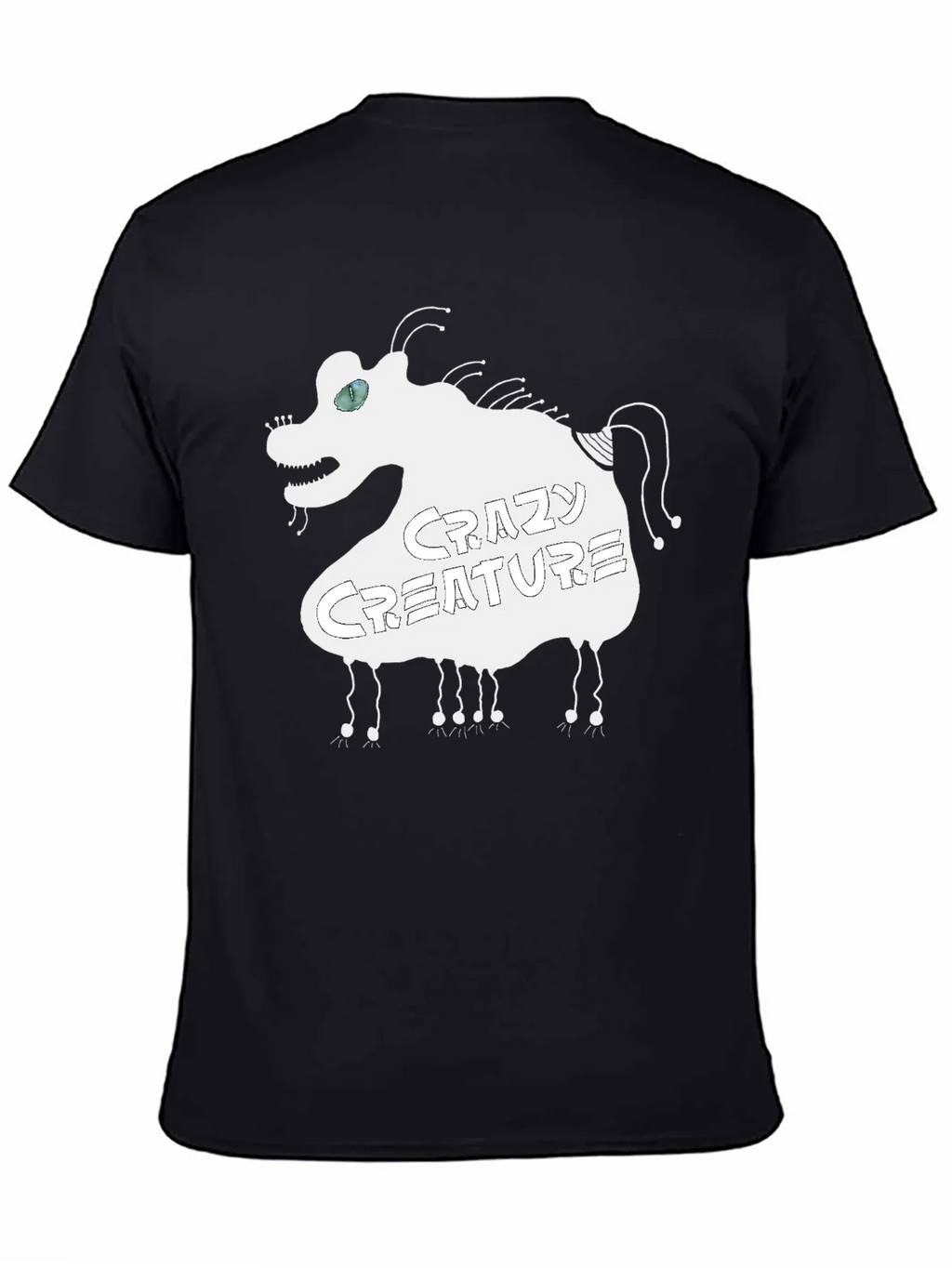 Crazy Creature Graphic T-Shirt - Unique Design