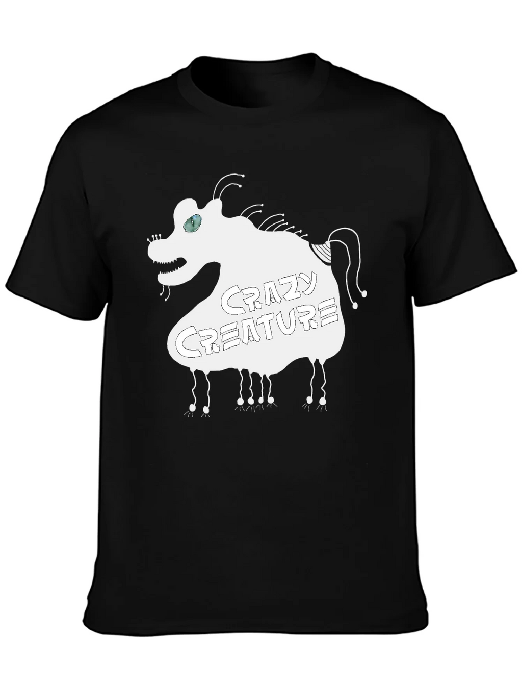 Crazy Creature Graphic T-Shirt - Unique Design