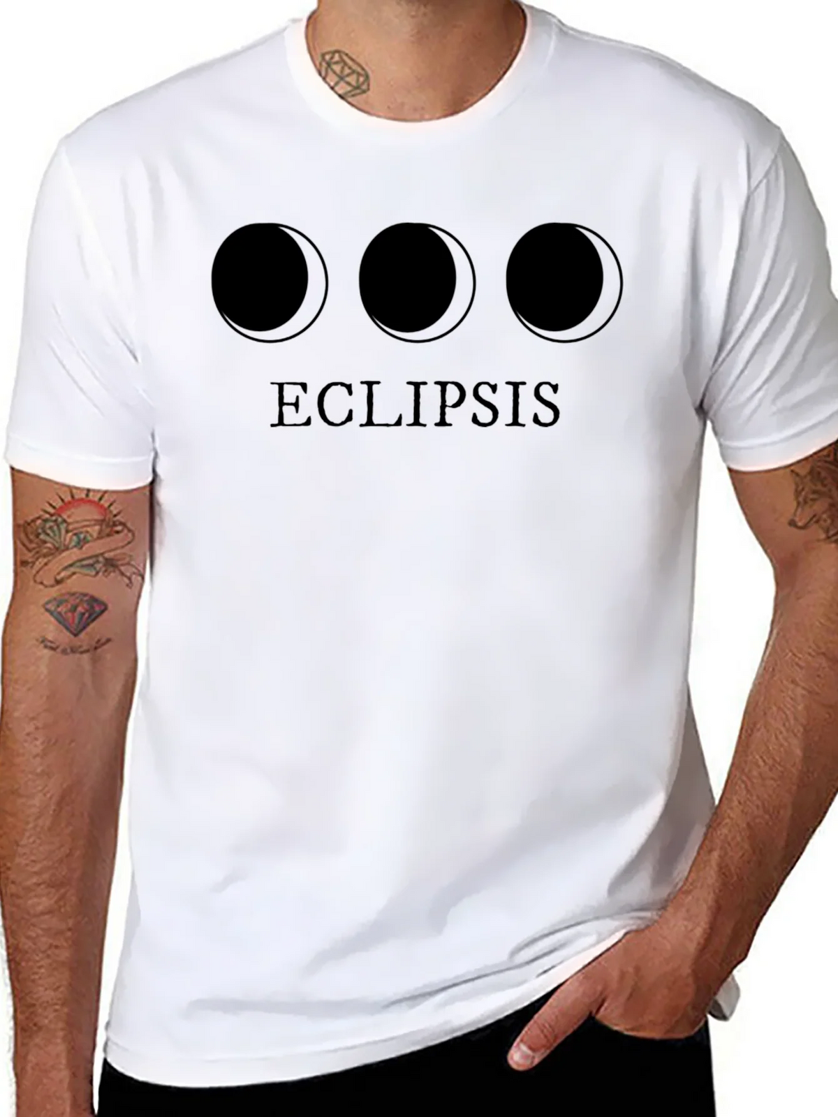 Eclipsis Graphic T-Shirt - Moon Phases Tee