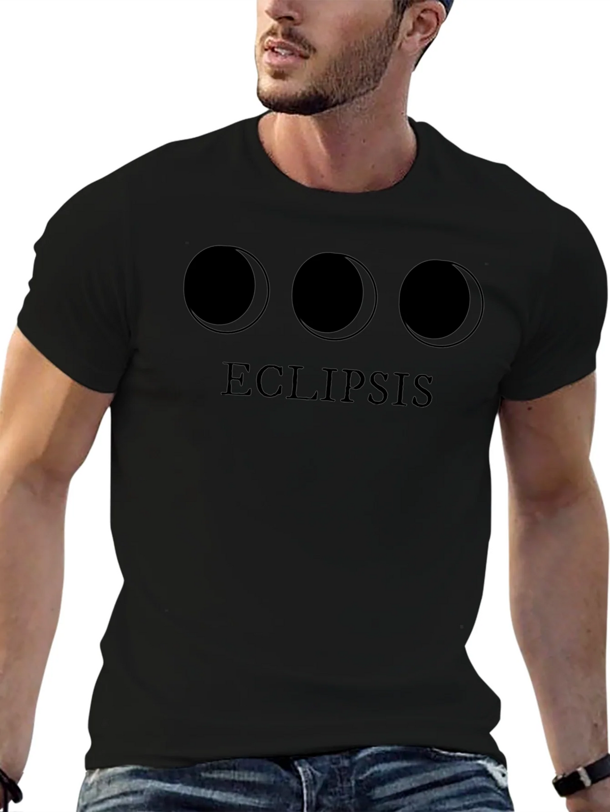 Eclipsis Graphic T-Shirt - Moon Phases Tee
