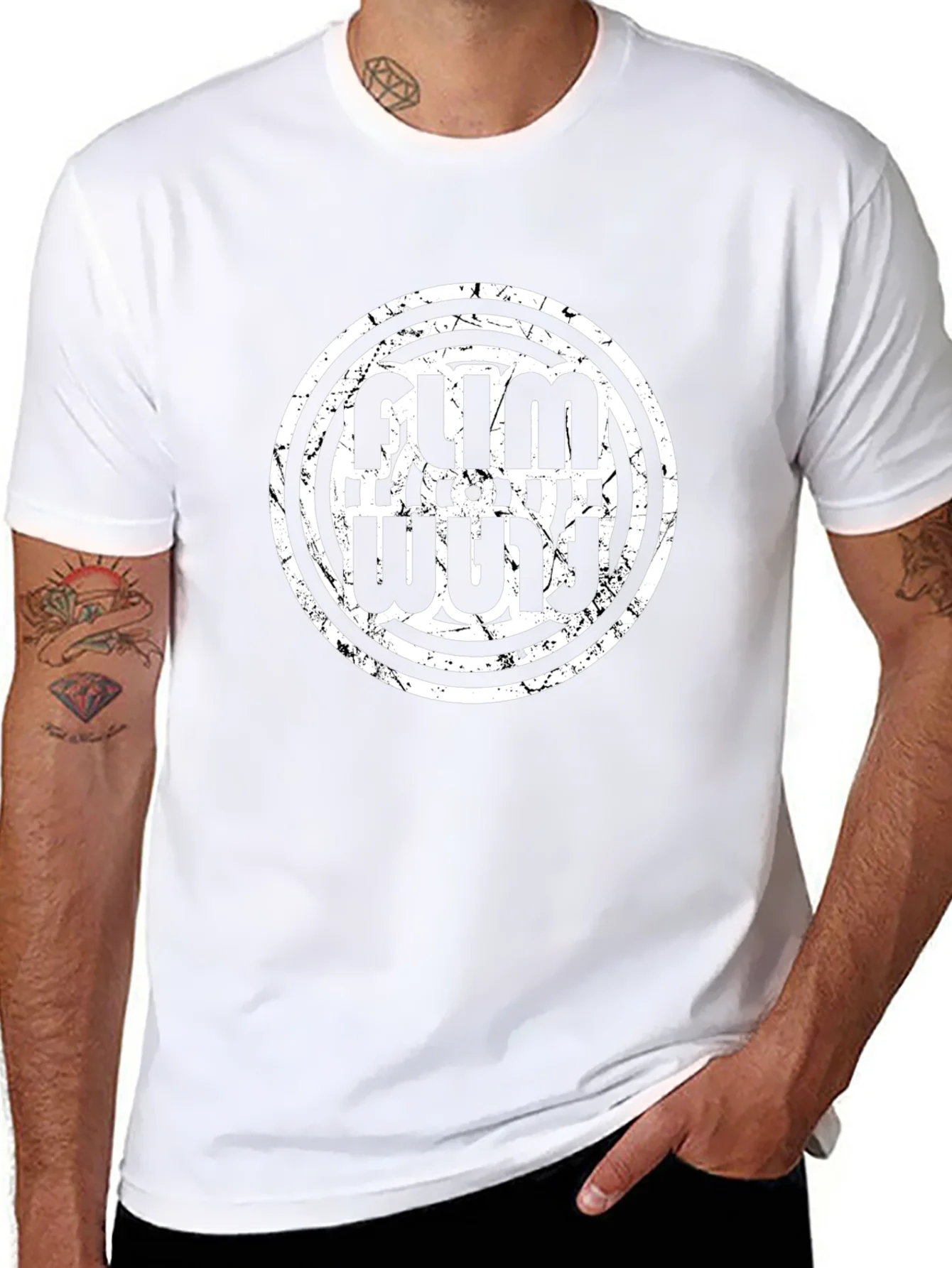 Flim Flam Funny Graphic Tee - Black