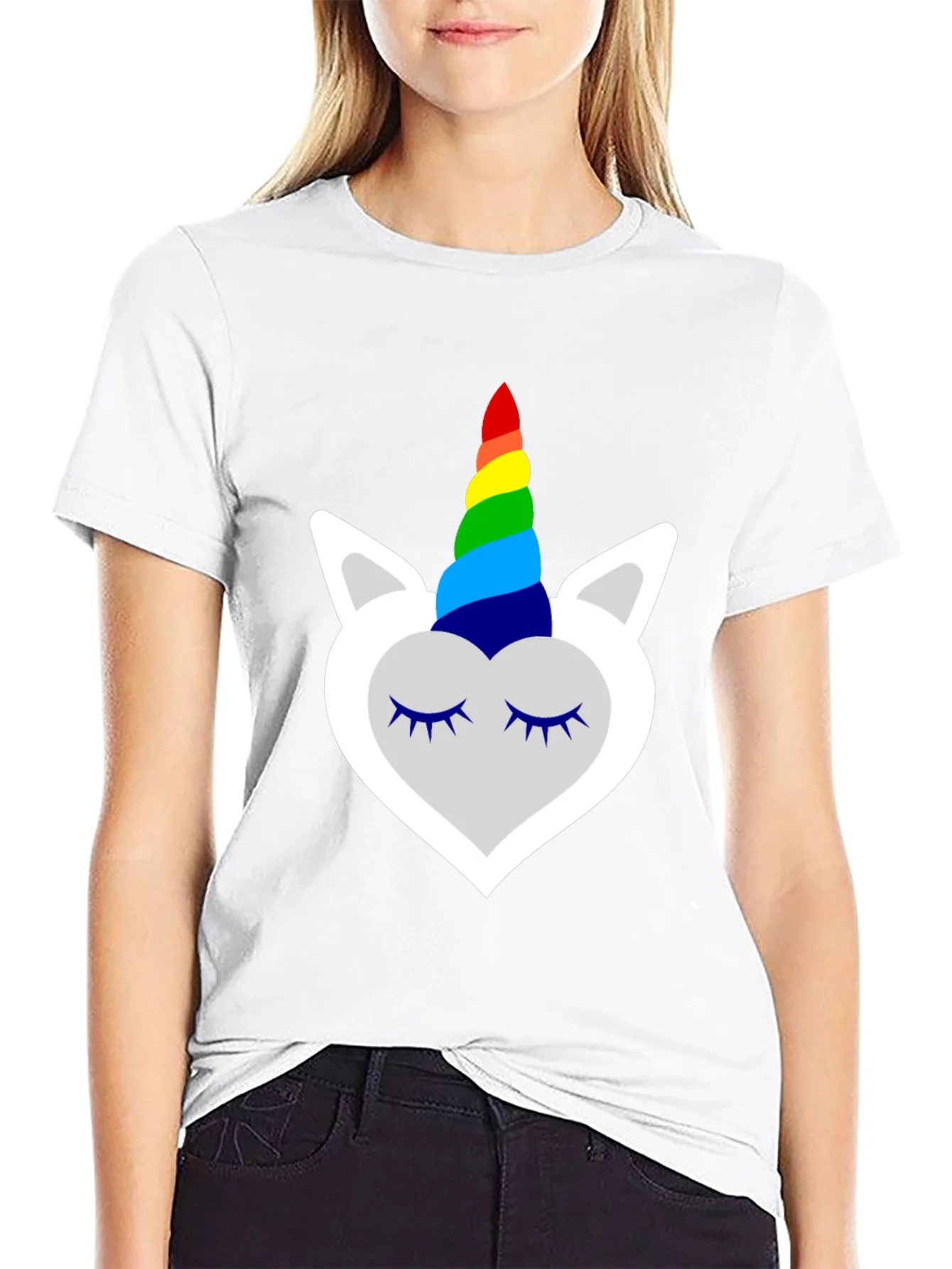 Unicorn Rainbow Horn Graphic Tee