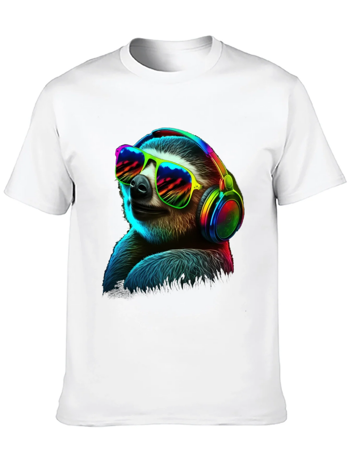 Cool Sloth T-Shirt: Music Lover Style