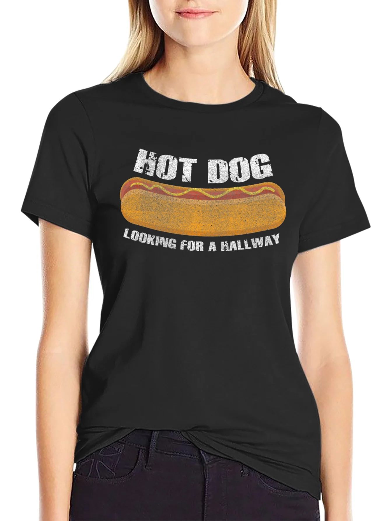 Hot Dog Hallway T-Shirt - Funny Foodie Tee