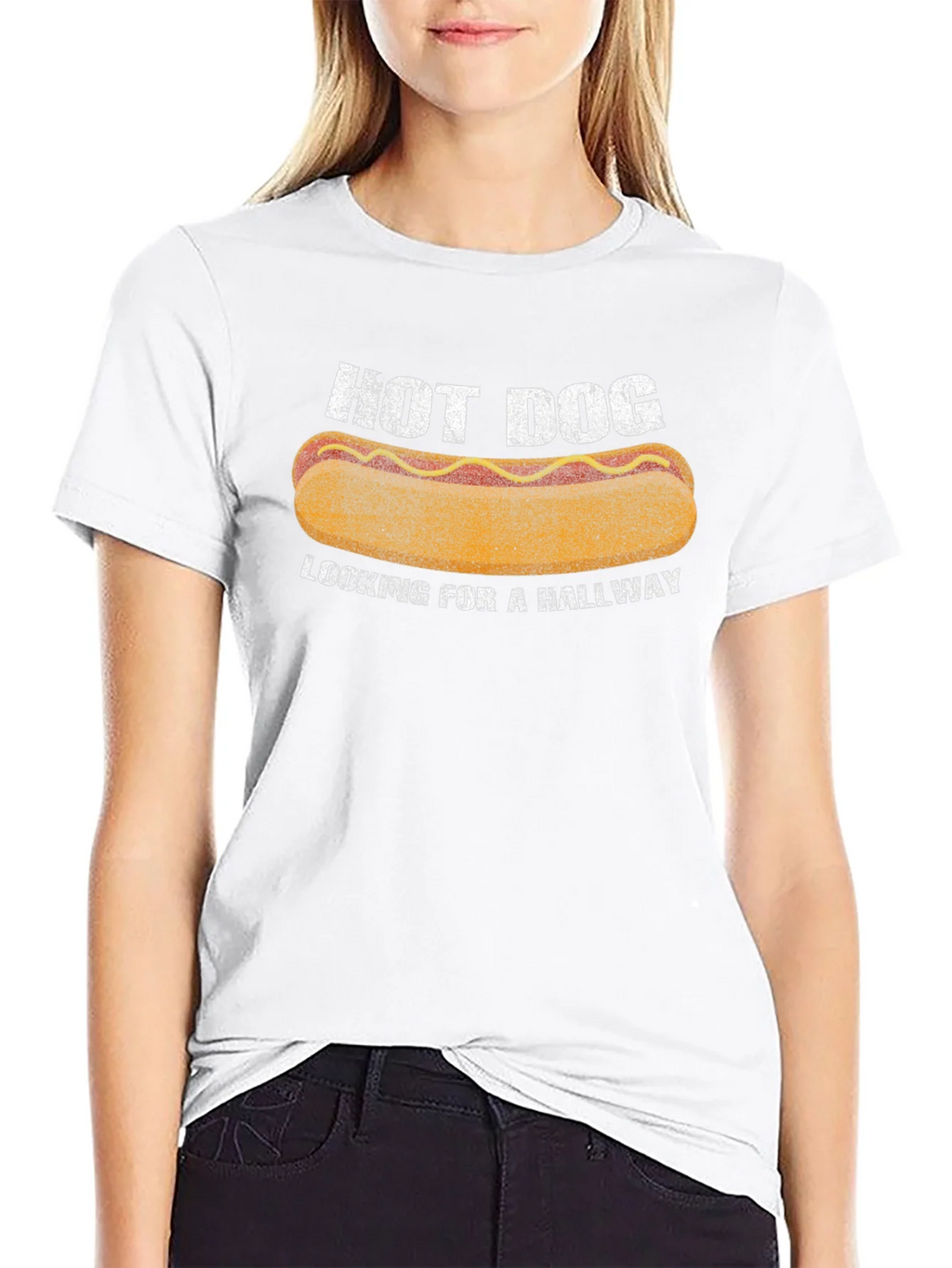 Hot Dog Hallway T-Shirt - Funny Foodie Tee