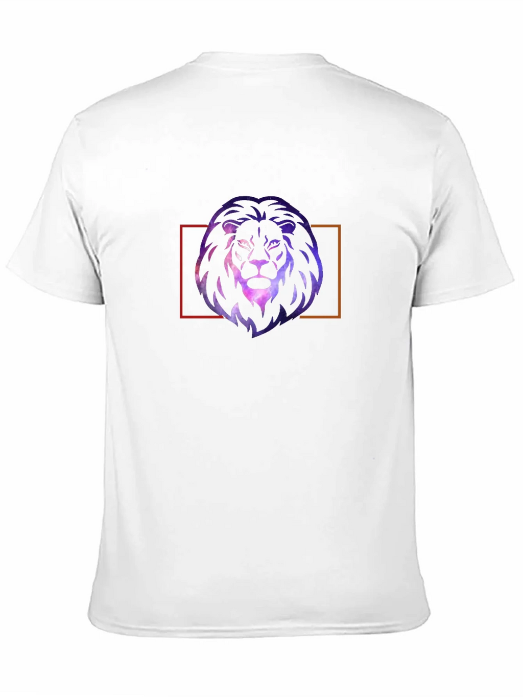 Galaxy Lion Graphic Tee - Stylish Mens Black T-Shirt