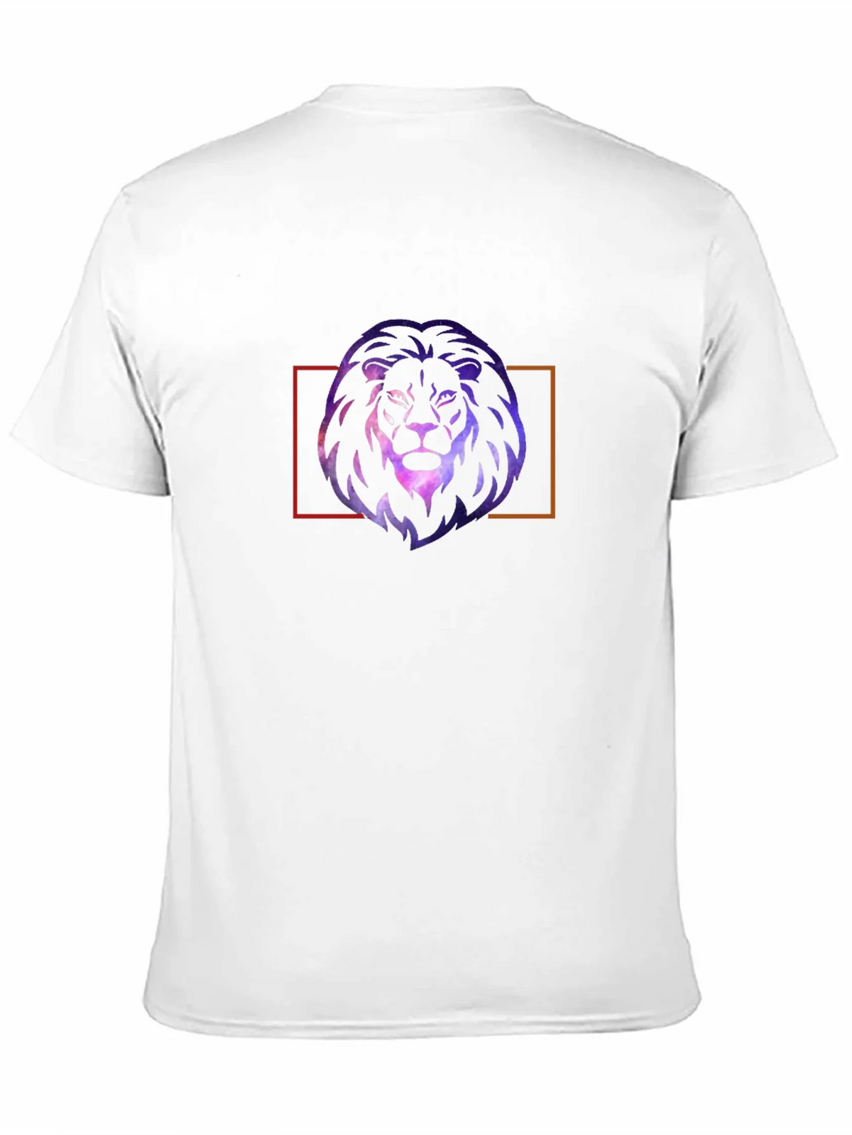 Galaxy Lion Graphic Tee - Stylish Mens Black T-Shirt