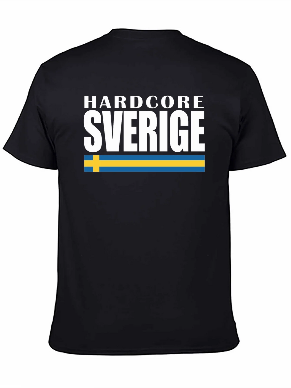 Hardcore Sverige Tee - Sweden Flag Shirt