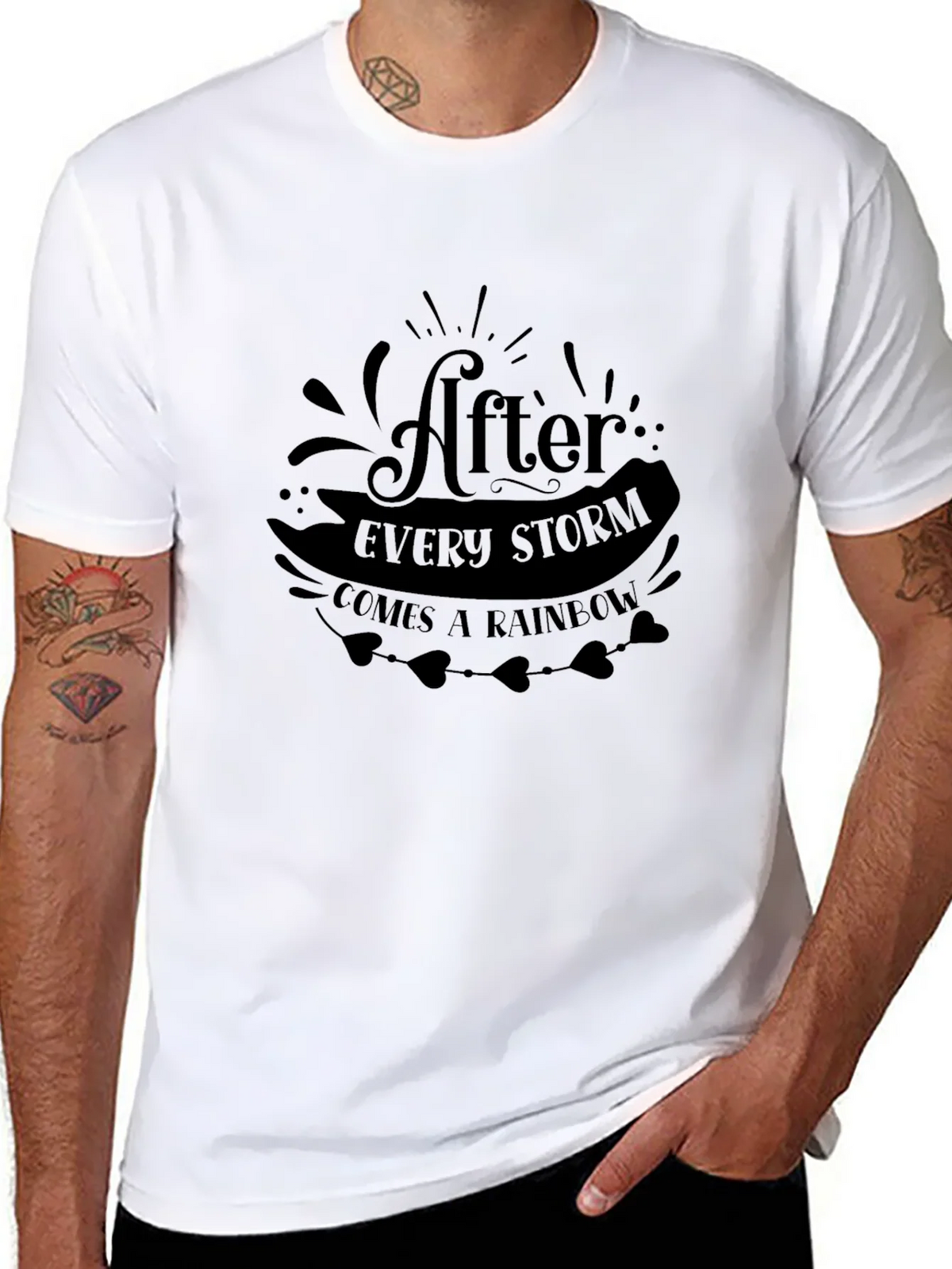 After Every Storm Rainbow Graphic Tee
