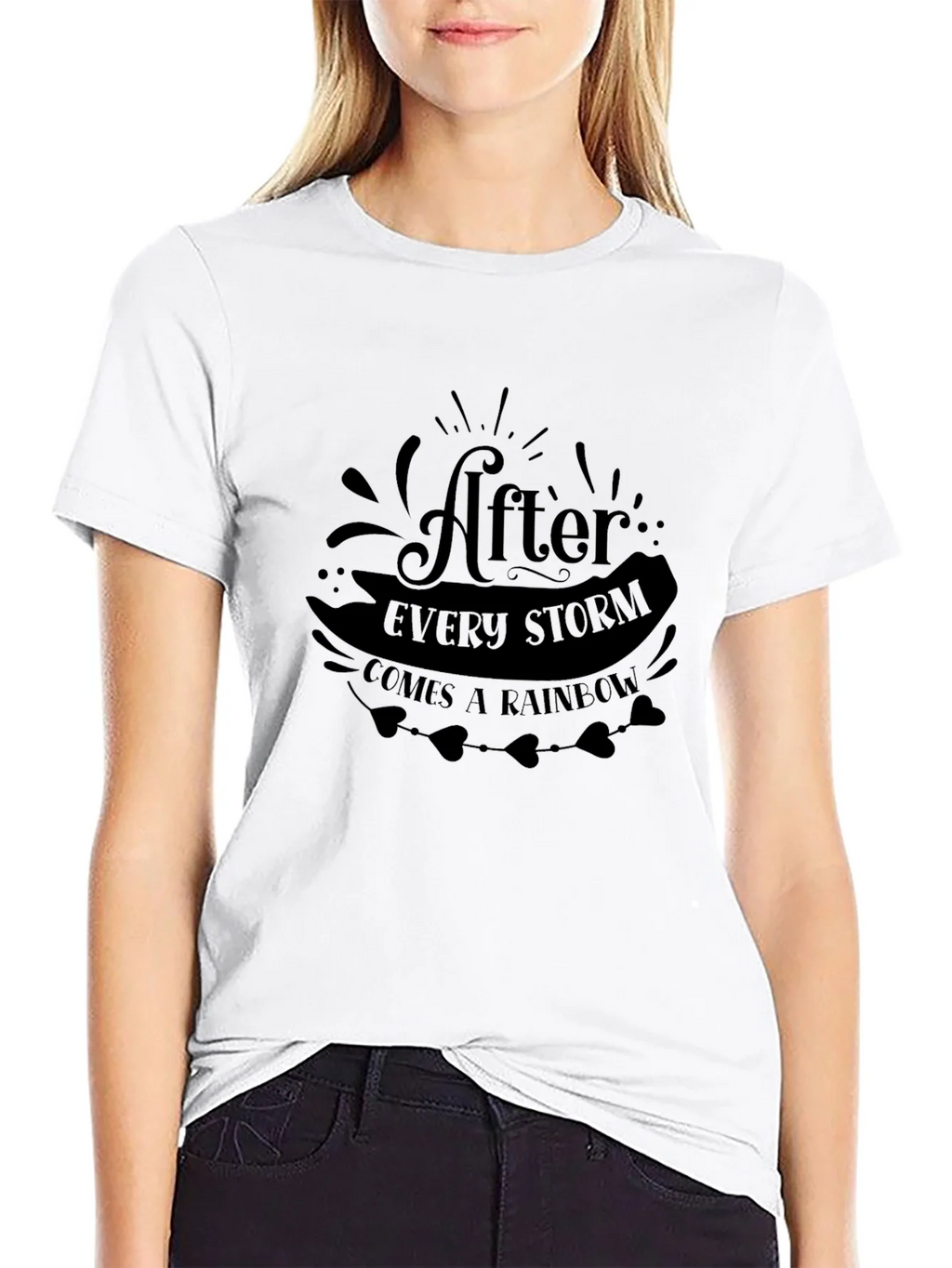 After Every Storm Rainbow Graphic Tee