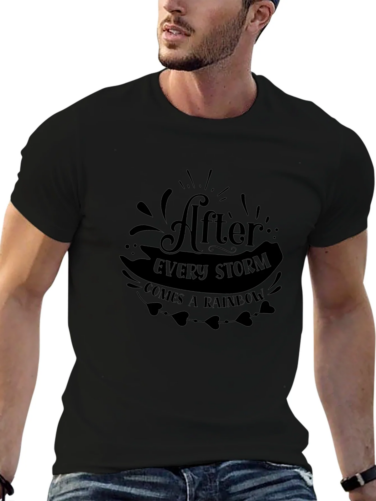 After Every Storm Rainbow Graphic Tee