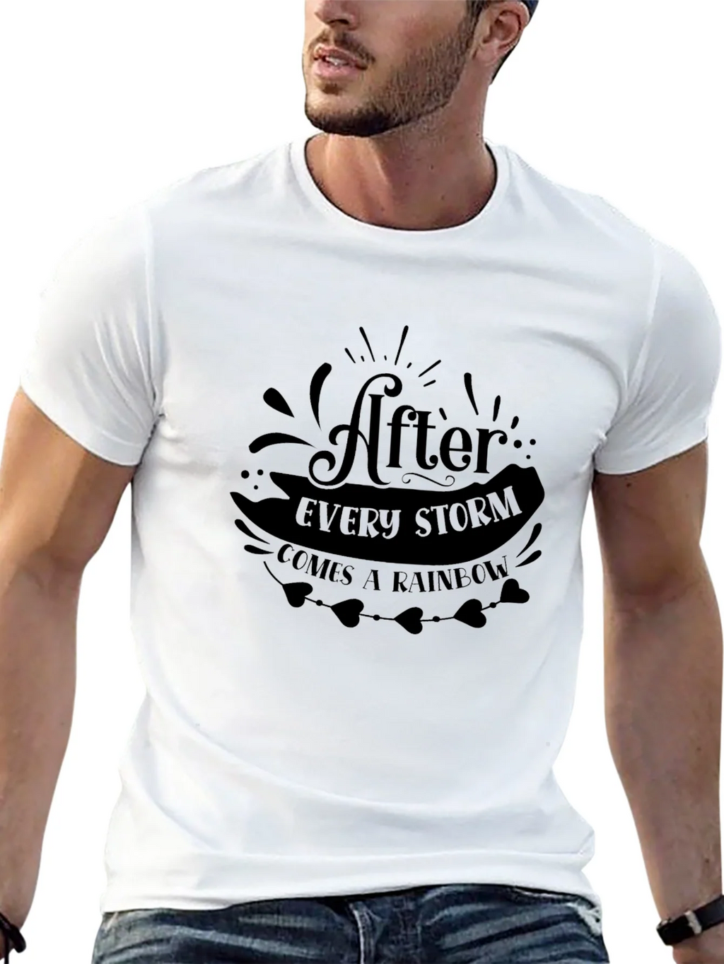 After Every Storm Rainbow Graphic Tee