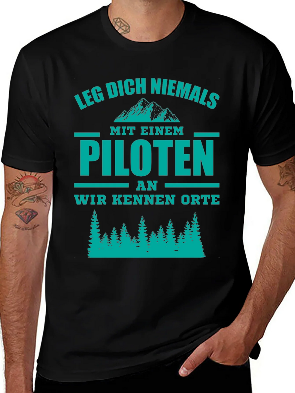 Pilot T-Shirt - Funny German Phrase