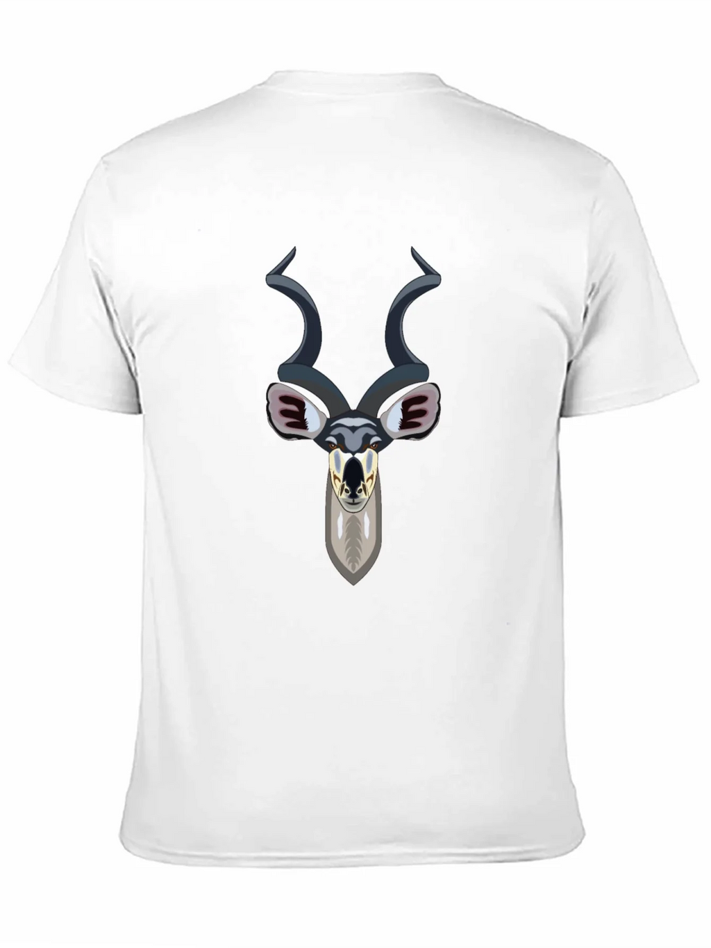 Kudu Head Graphic Tee - Black