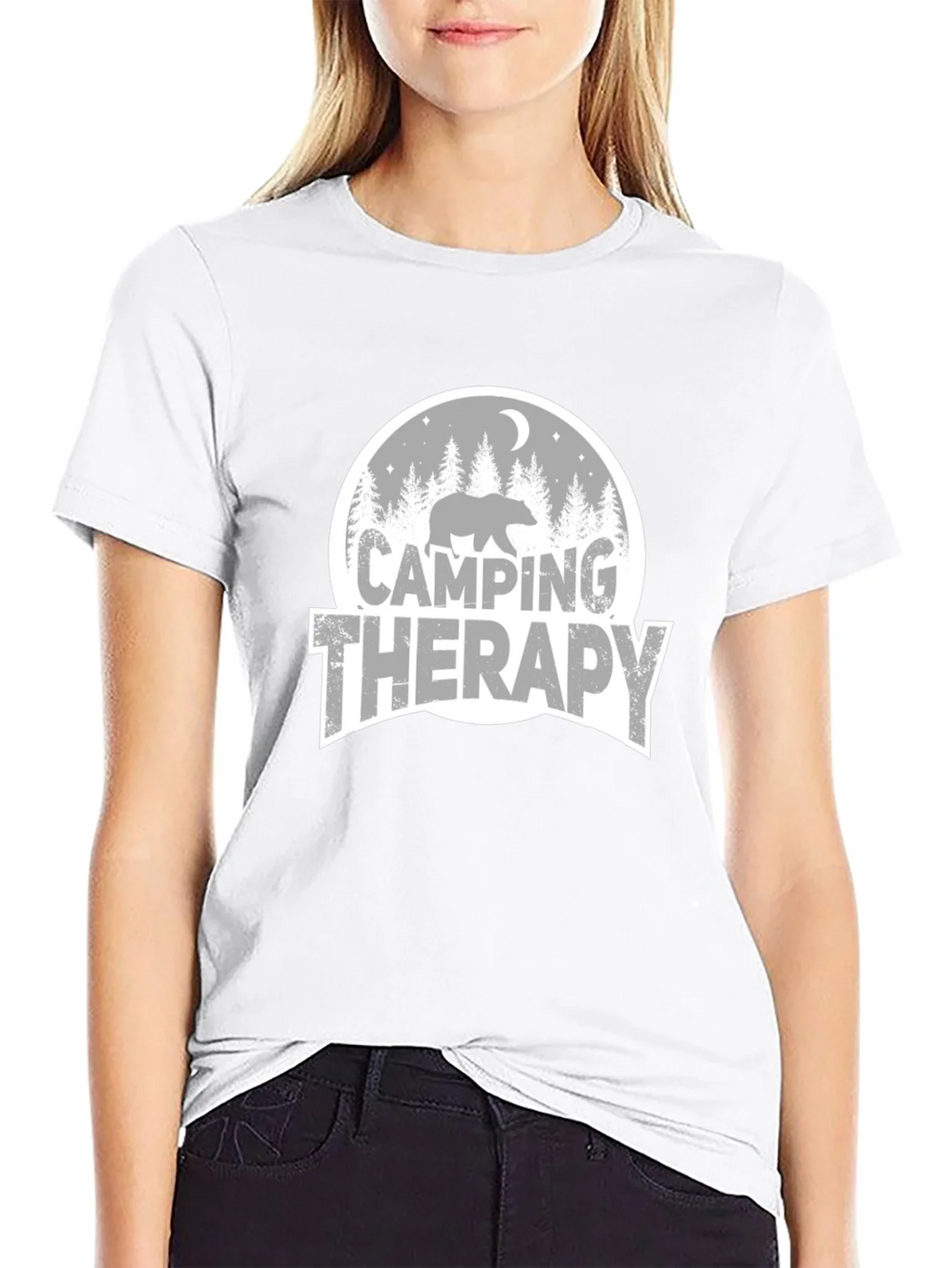 Camping Therapy Graphic T-Shirt