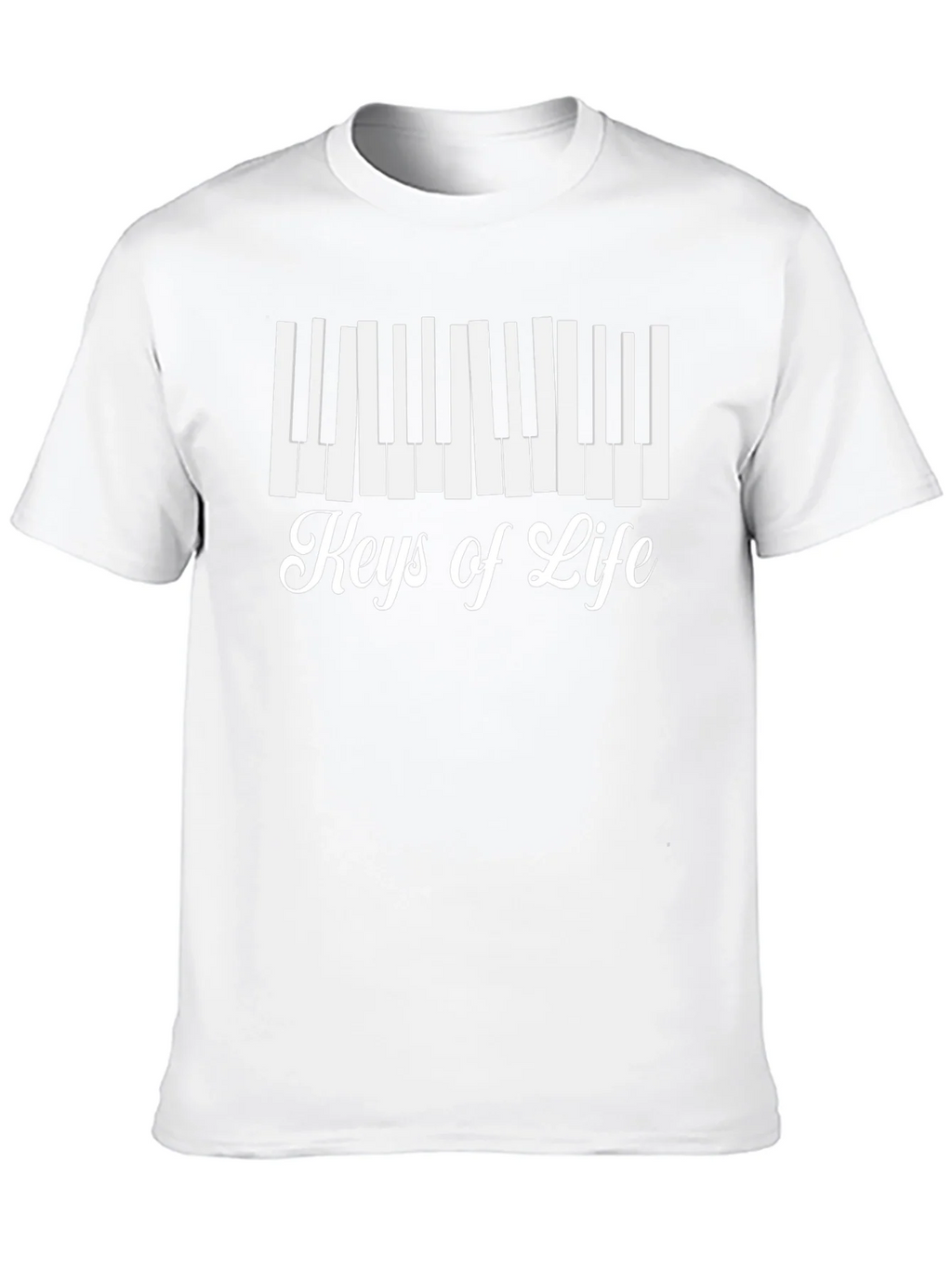 Keys of Life Graphic Tee - Musicians Black T-Shirt
