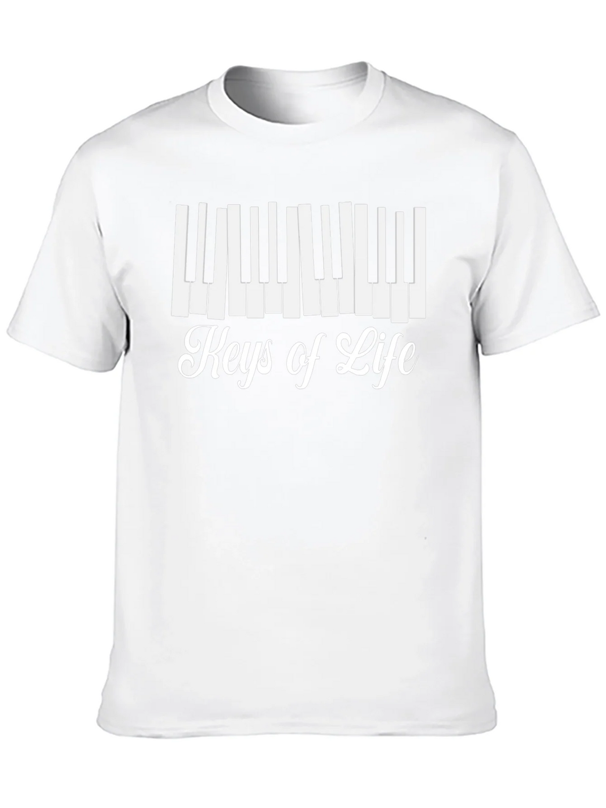 Keys of Life Graphic Tee - Musicians Black T-Shirt