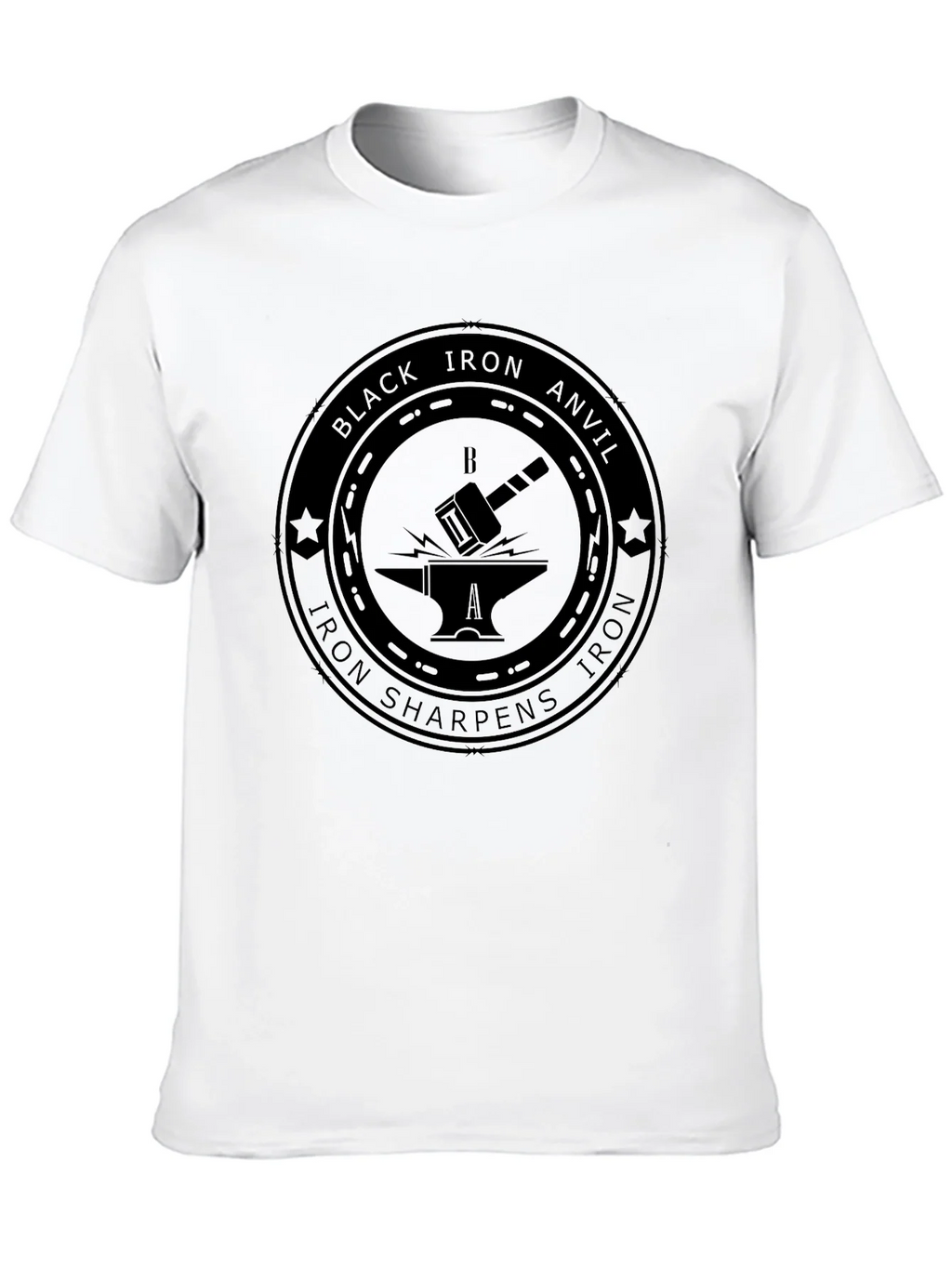 Black Iron Anvil Graphic T-Shirt